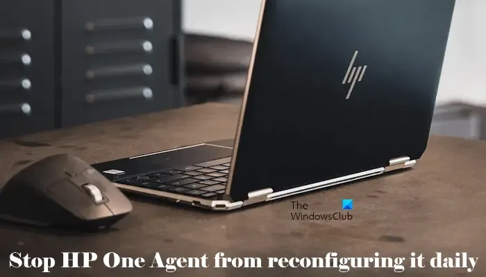 Evite que HP One Agent se reconfigure