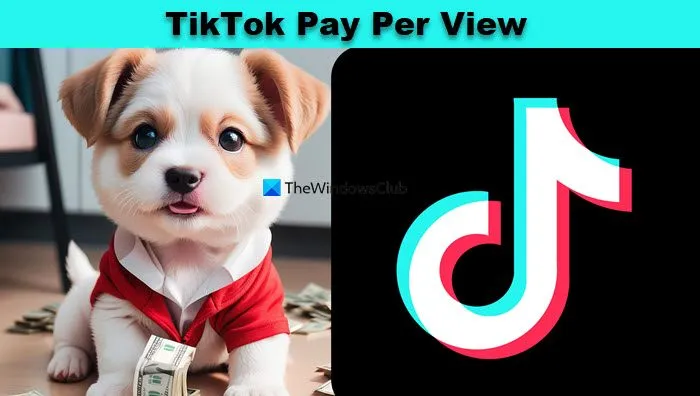 인기 크리에이터를 위한 TikTok Pay Per View