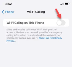 WiFi 通話無法在 iPhone 上使用：修復