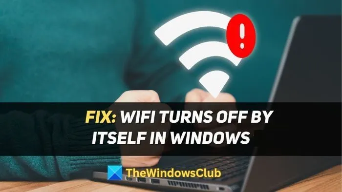 El wifi se apaga solo en Windows