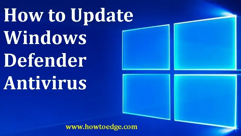 Come aggiornare l'antivirus Windows Defender