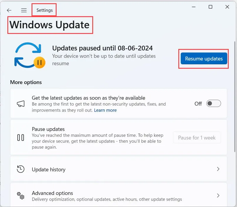 atualização do Windows 11