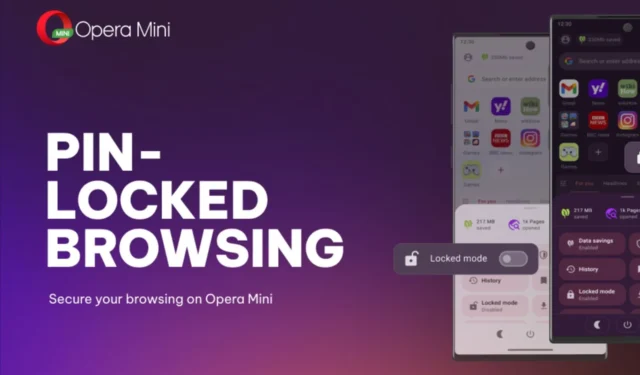 El nuevo modo bloqueado de Opera Mini agrega una capa adicional de protección para todas sus sesiones de navegación