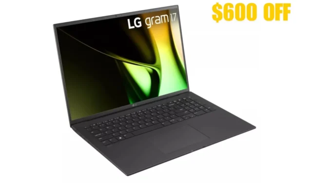 LG Gram 17, eines der besten Produktivitäts-Laptops auf dem Markt, ist 600 $ günstiger