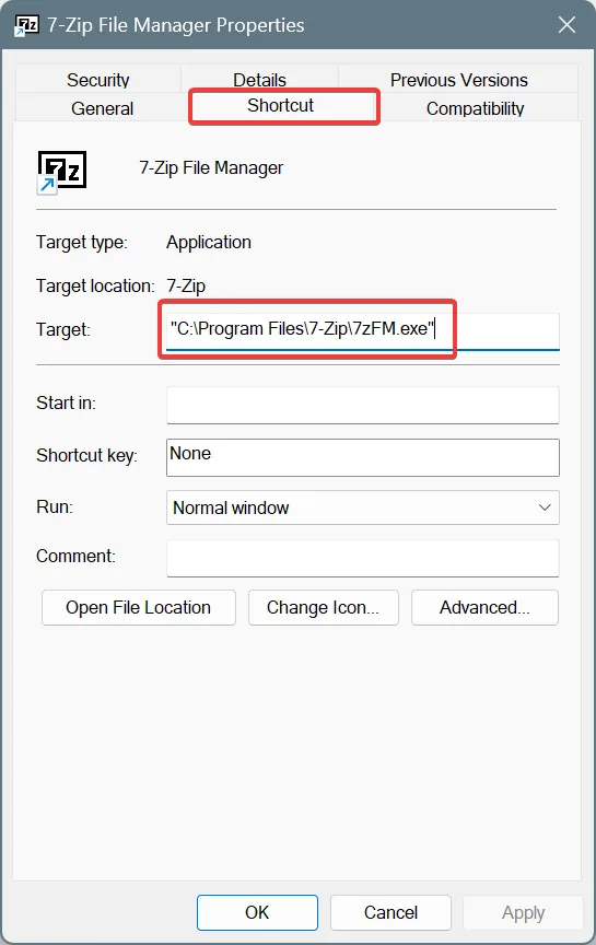 Pfad zum Hinzufügen des 7zip-Kontextmenüs in Windows 11