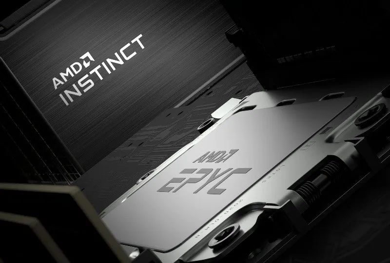 Procesador AMD Instinct MI100 y AMD EPYC