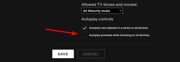 Deaktivieren Sie die automatische Wiedergabe von Netflix-Vorschauen