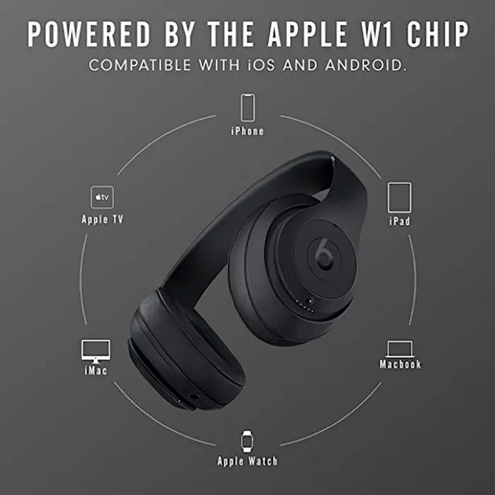 Beats Studio3-hoofdtelefoon Apple W1-chip