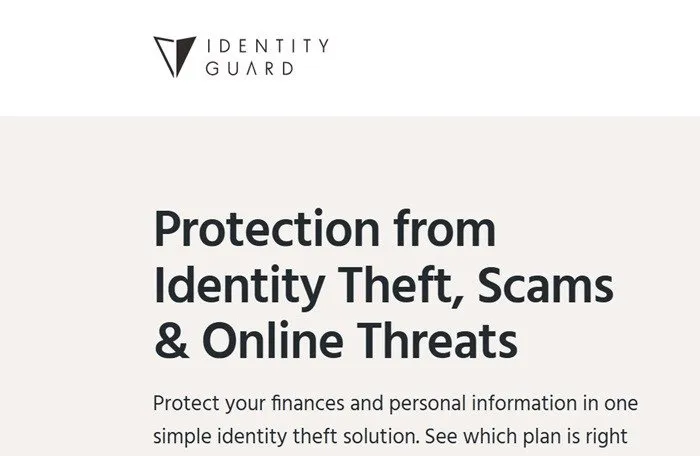 Identity Guard-bescherming.