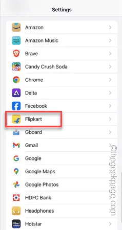 Flipkart 應用程式分鐘