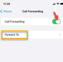 No hay opción de desvío de llamadas en la configuración del iPhone: solución