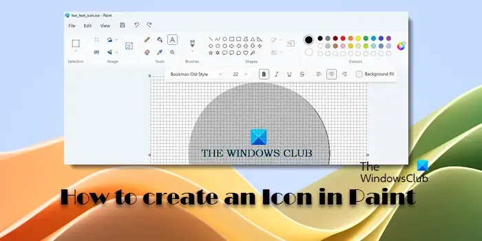 Come creare un'icona in Paint