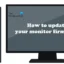 Come aggiornare il firmware del monitor su un PC