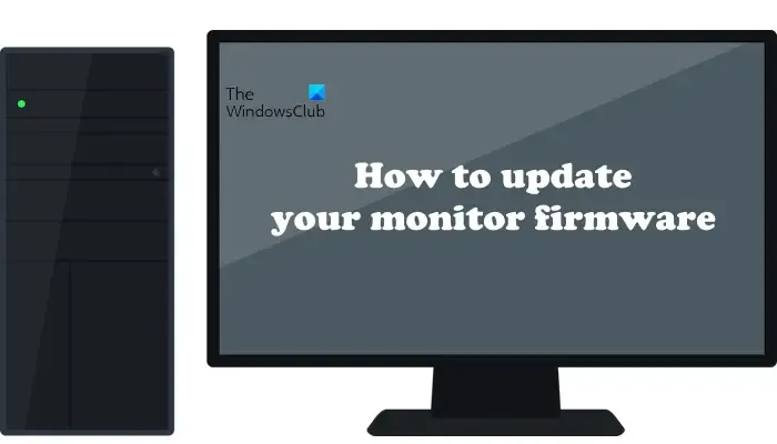 Cómo actualizar el firmware de su monitor