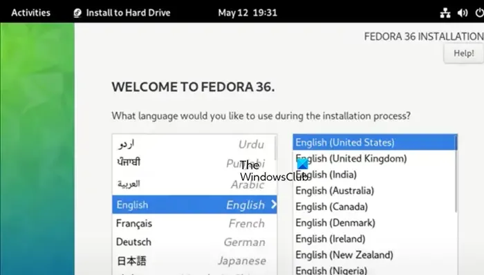 Fedora installeren op VMware Workstation