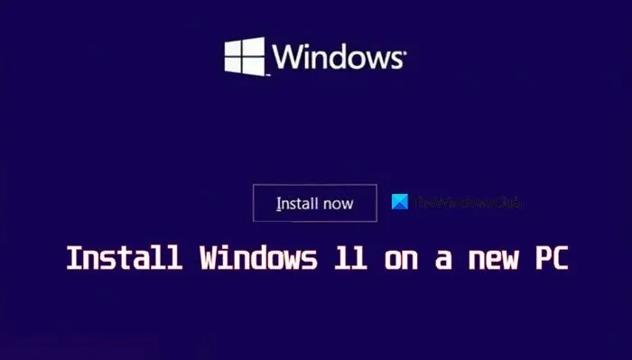 Installieren Sie Windows 11 auf einem neuen PC ohne Betriebssystem