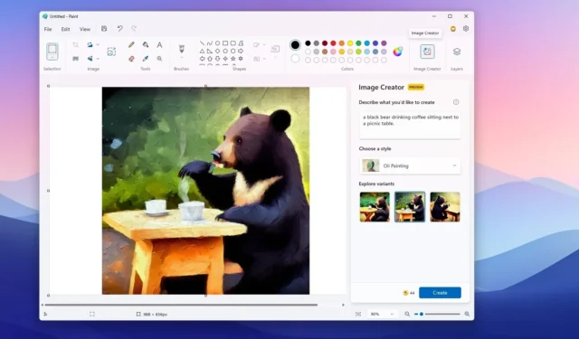 Comment créer des images IA avec « Image Creator » sur Paint pour Windows 11