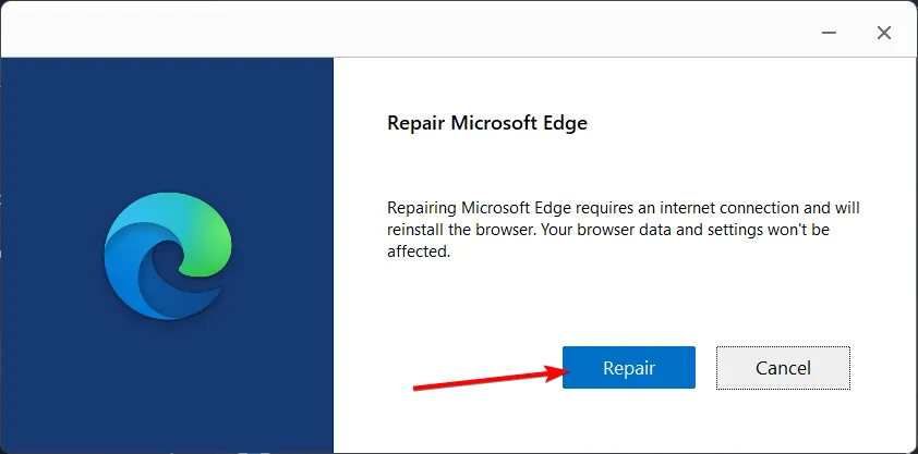 reparar-edge windows 11 edge no funciona