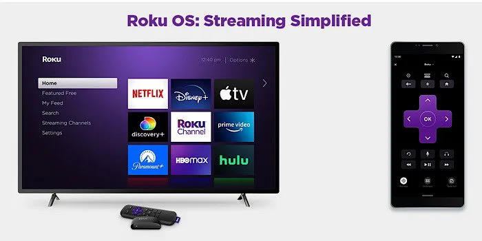 Roku Express Roku Streaming-besturingssysteem