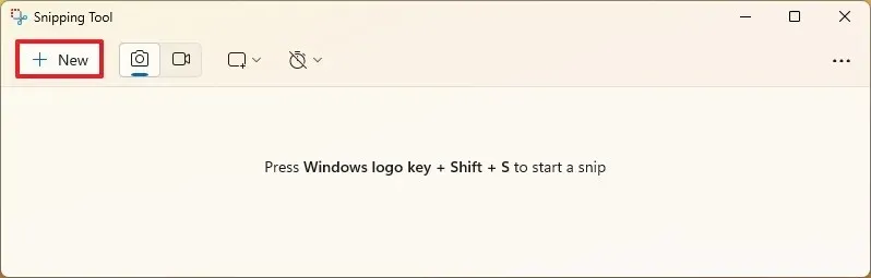 Opción de captura de pantalla de Windows 11