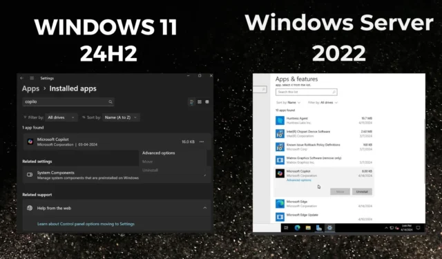 微軟刪除了 Edge 錯誤加入 Windows 11 的「Copilot 提供者」應用