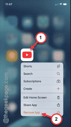 youtube remove app min