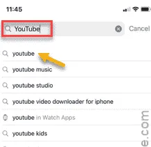 Falta el icono de transmisión en la aplicación de YouTube en iPhone