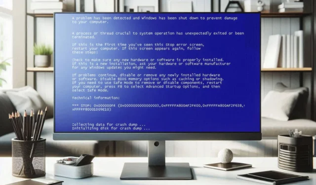 0x000000f4 Blue Screen Error: 3 Ways to Fix it