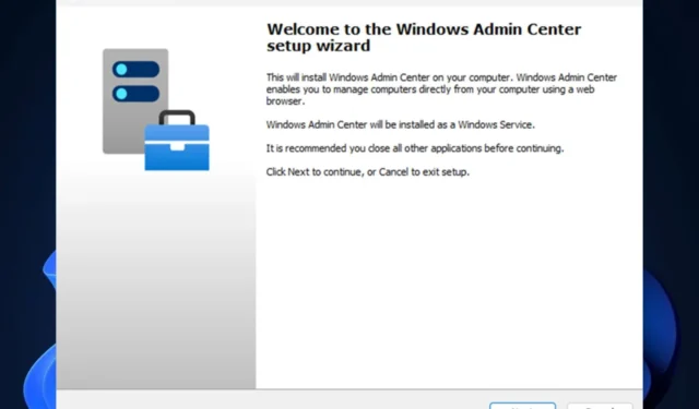 Firma Microsoft zaktualizowała publiczną wersję zapoznawczą programu Windows Admin Center v2