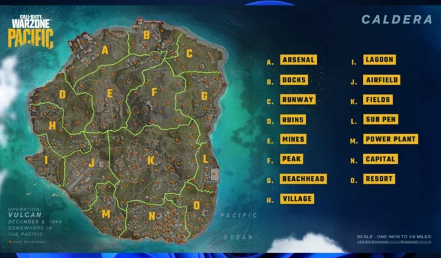 Mapa Caldera w Call of Duty jest już dostępna do pobrania w ramach open source