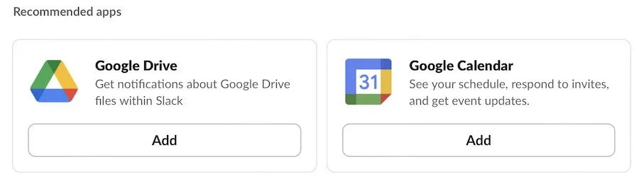 Google Drive über Automatisierungen zu Slack hinzufügen