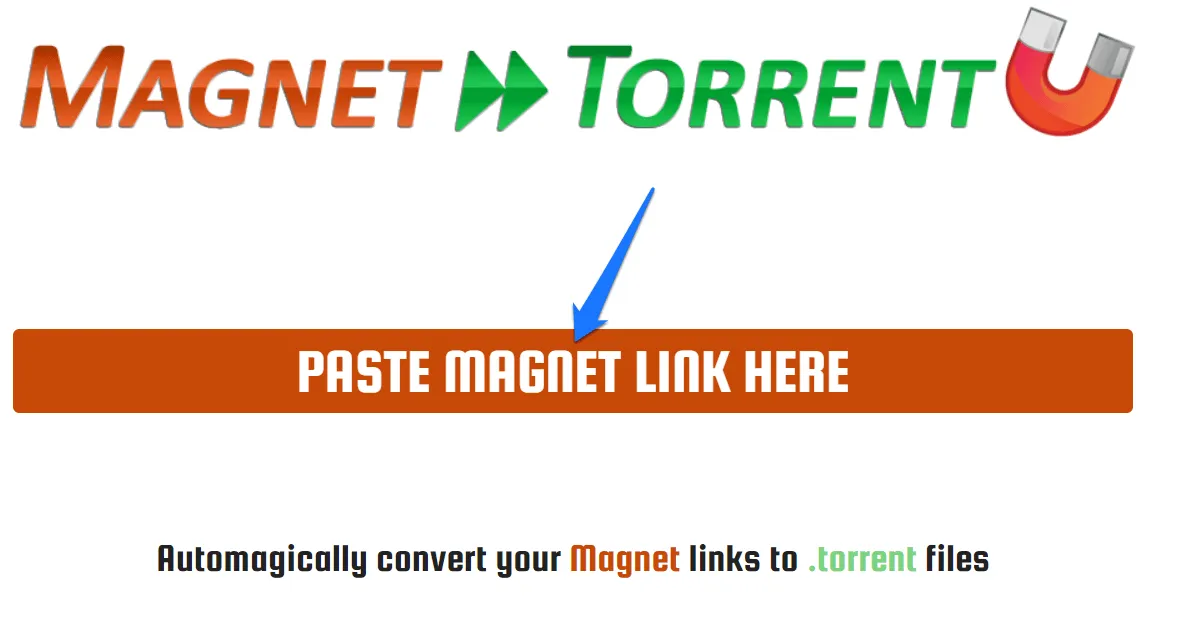 Ajouter un lien magnétique à l'aide de Magnet2Torrent