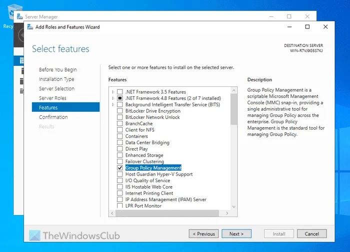 Come aggiungere o rimuovere la console di gestione dei criteri di gruppo in Windows Server 2022