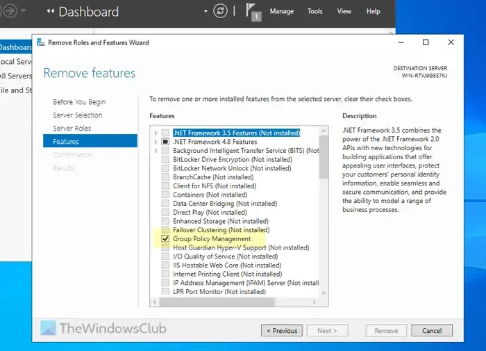 Hoe u de Group Policy Management Console in Windows Server 2022 kunt toevoegen of verwijderen