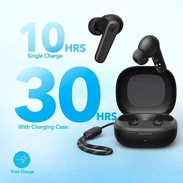 Duración de la batería de los auriculares Anker Soundcore P201