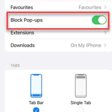 Safari-Popupblocker blockiert keine Werbung auf dem iPhone: Lösung