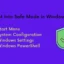 Hoe start je op in de veilige modus in Windows 11