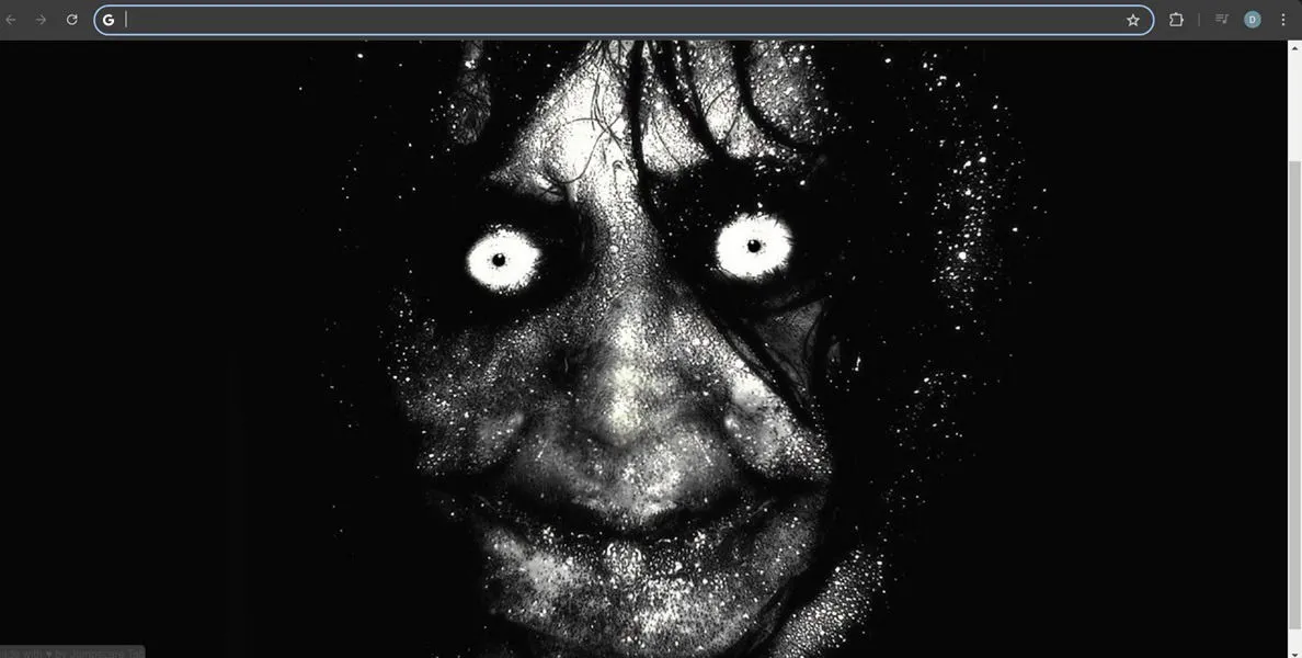 使用 Chrome 的 Jumpscare 擴充功能在瀏覽器中出現令人毛骨悚然的幽靈。