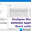 Configure Microsoft Defender Application Guard settings using GPEDIT and REGEDIT
