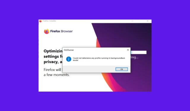 Stapsgewijze handleiding om de Firefox XULRunner-fout te verhelpen