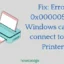 Fout 0x00000520 oplossen, Windows kan geen verbinding maken met de printer