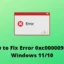 Come correggere l’errore 0xc0000094 su Windows 11/10