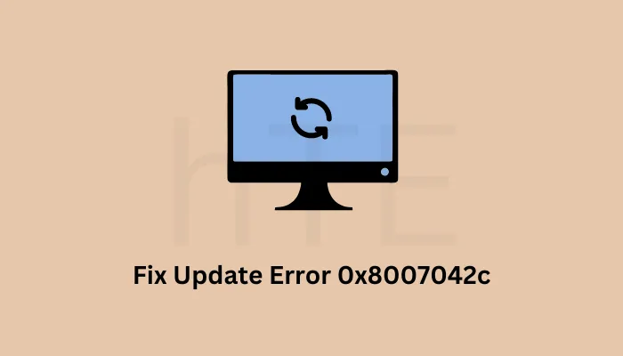 修正 Windows 11-10 上的更新錯誤 0x8007042c