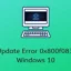Come correggere l’errore di aggiornamento 0x800f0831 in Windows 10