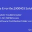 Cómo solucionar el código de error de actualización 0xc1900403 en Windows 10