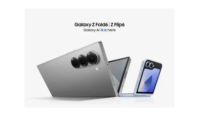 Galaxy Z Fold 6과 Z Flip 6이 공식 출시되었습니다!
