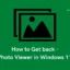 Hoe Windows Photo Viewer in Windows 11 te herstellen