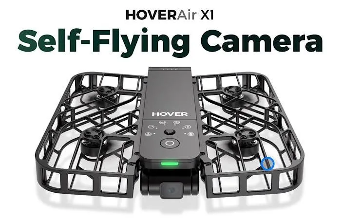 Cámara del dron Hiverair X1 con vuelo autónomo