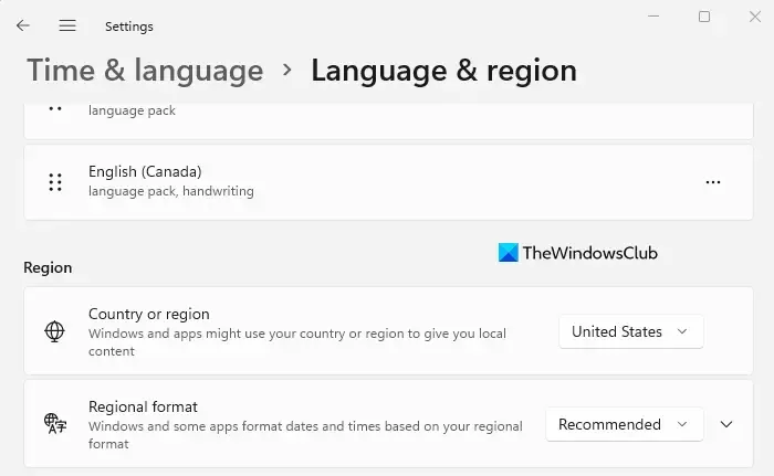 Cómo cambiar la región en Windows 11