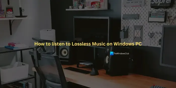 Cómo escuchar música sin pérdida en una PC con Windows